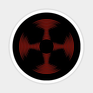 Vinyl Music Sound Wave Magnet